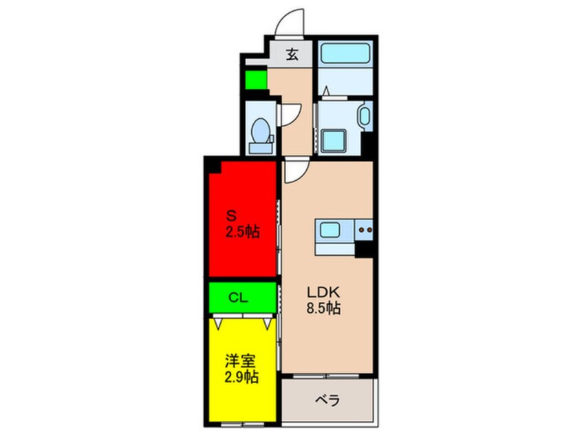 間取図 光陽マンション別府