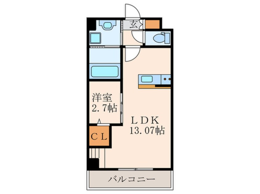 間取図 エミネント水巻駅前