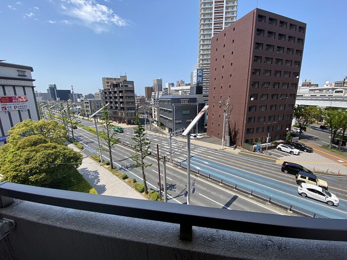 室内からの展望 矢島ビル