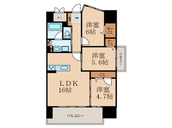 間取図 グランヒルズ下曽根