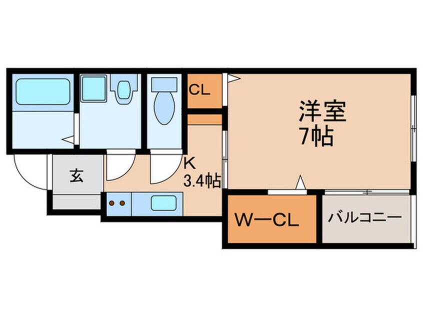 間取図 at.south B棟