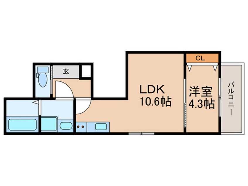 間取図 カトレア春日西