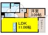 仮)上白水９丁目AP 1LDKの間取り