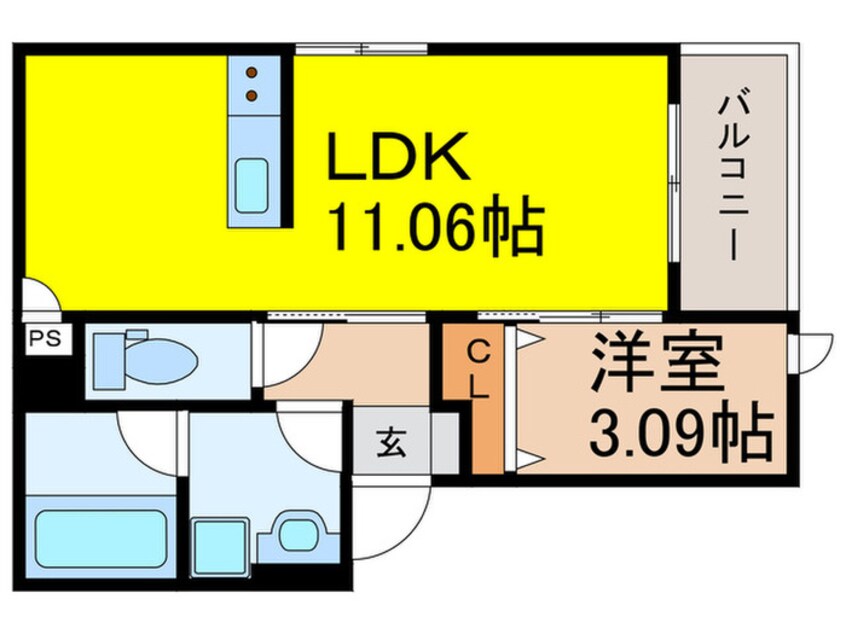 間取図 クレスコート