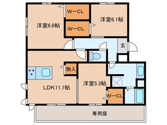 間取図 ピーチヒルズ