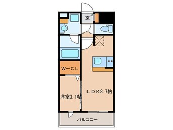 間取図 ｸﾞﾗﾝﾌｫｰﾚ千早ﾏｰｸｽｸｴｱｲｰｽﾄｳｲﾝｸﾞ