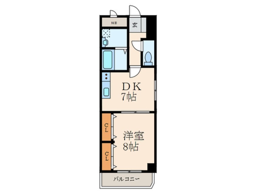 間取図 エルマーノ下到津