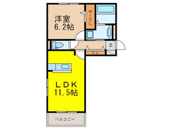 間取図 ロイヤルコート空港南