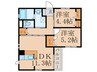 プリンセス・ガ－デン秀蘭Ｂ棟 2LDKの間取り