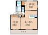 フォレスタＭプリモ 2LDKの間取り