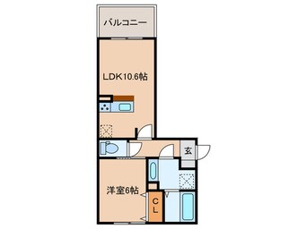 間取図 D-room野間大池