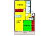 サンハイツ弥生 2LDKの間取り