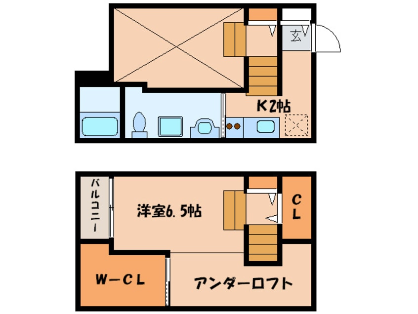 間取図 ３４－倶楽部ハウスＮ