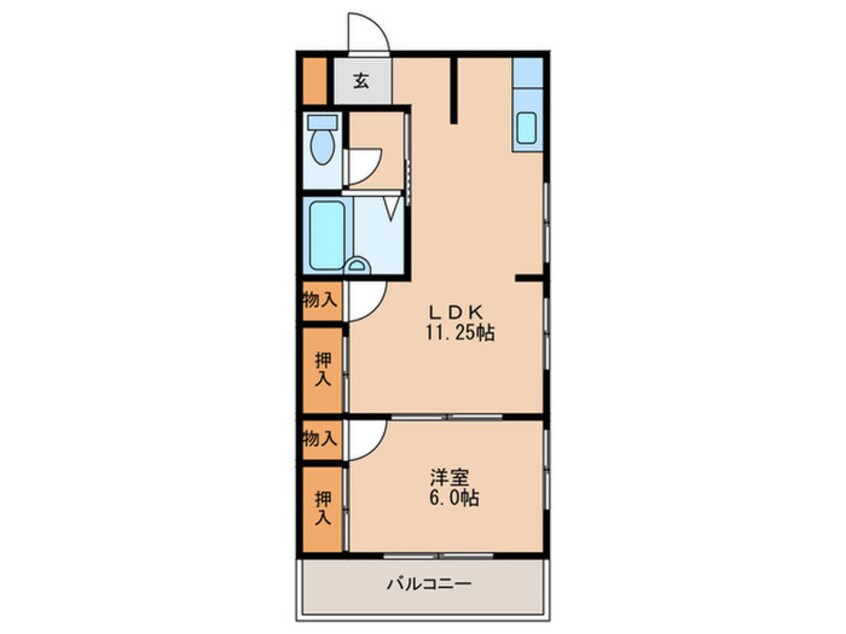 間取図 パ－クサイドハイム