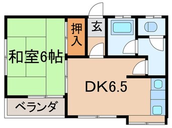 間取図 リビオン熊西(408)