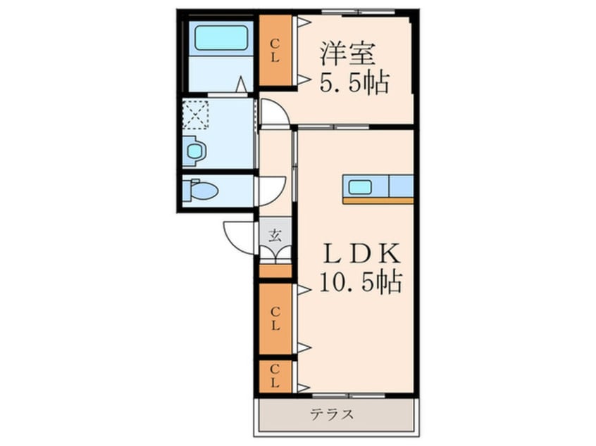 間取図 メゾン嶋田