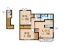 クレストール葛原 2LDKの間取り