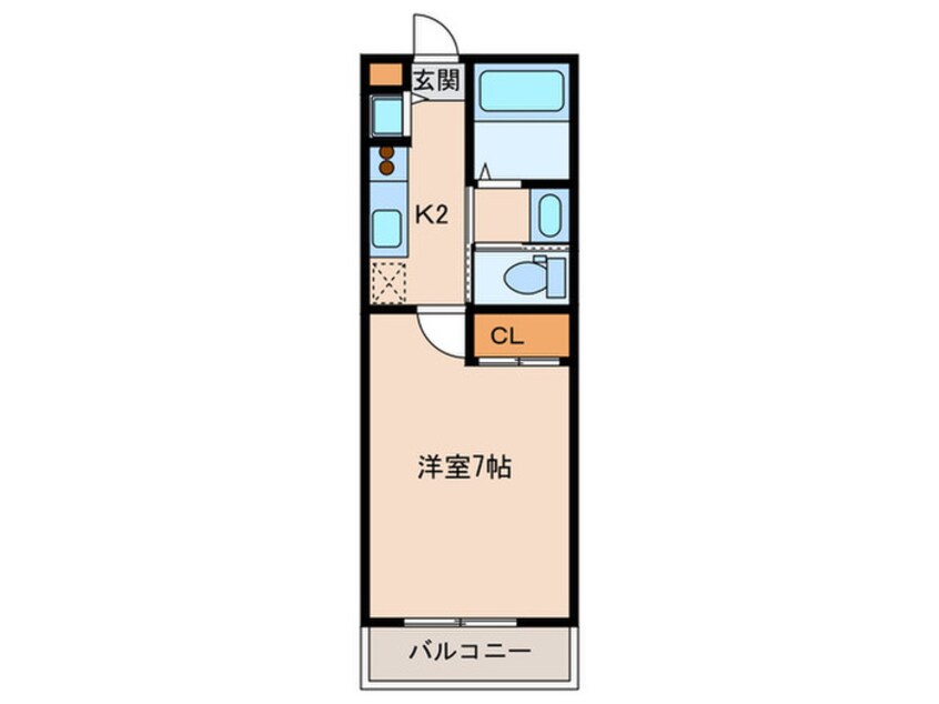 間取図 サヴォイ　ザ・ブルネット(402)