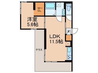 間取図 仮）ルミナス空港東