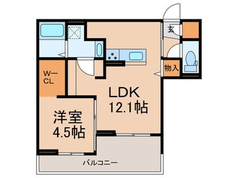 間取図 仮）ルミナス空港東