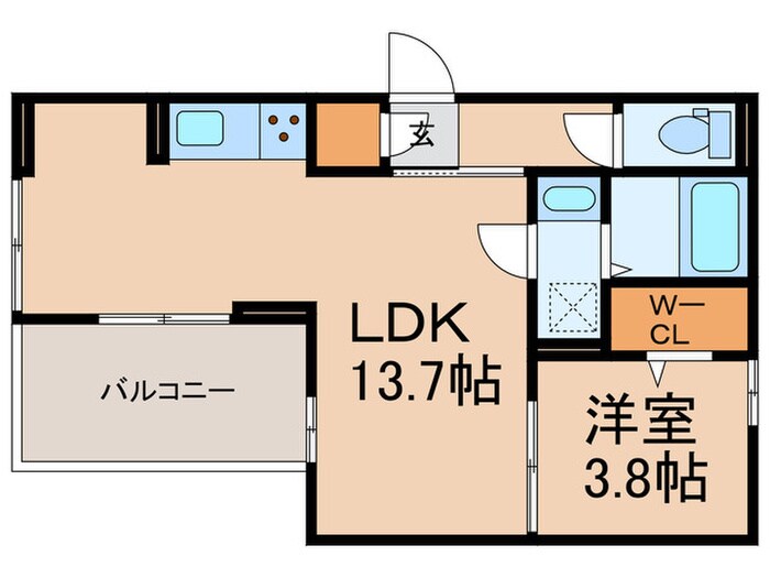 間取り図 仮）ルミナス空港東