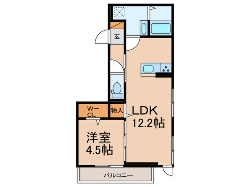 間取図 仮）ルミナス空港東