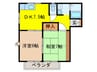 フレグランス小倉 2DKの間取り