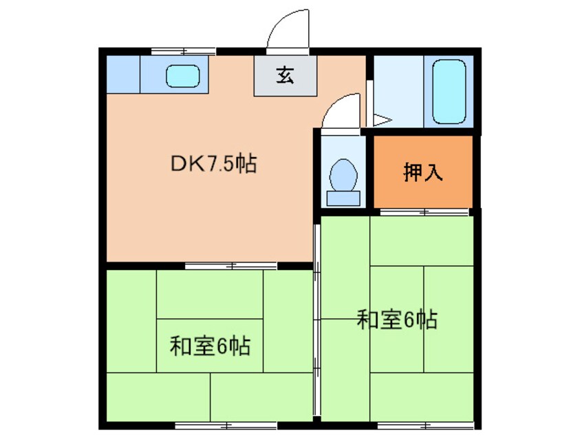 間取図 日吉ハイム