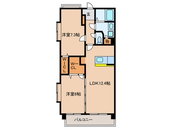 間取図 アンシャンテ