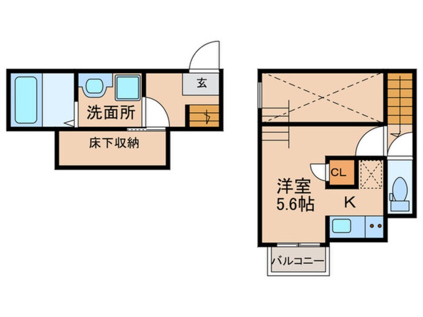 間取図 CB久留米シニフィアン