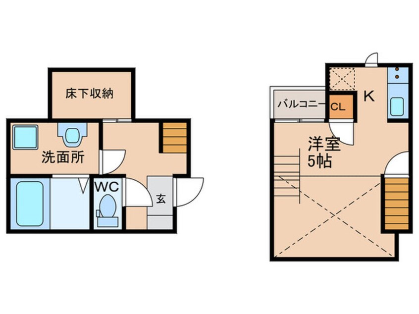 間取図 CB久留米シニフィアン