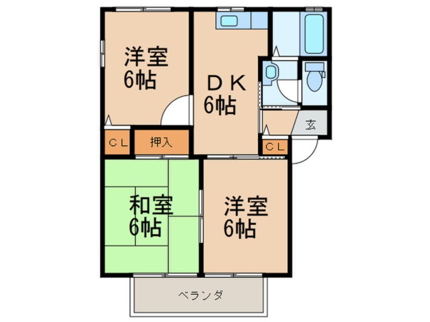 間取図 レジデンスチムニー