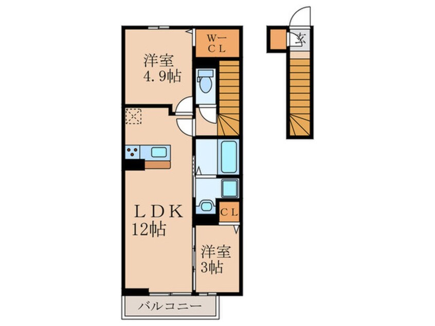 間取図 トレス古前