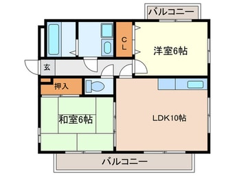 間取図 ローズマンションⅠ