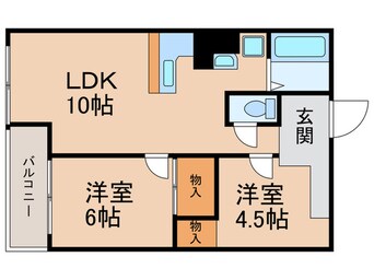 間取図 響コーポ