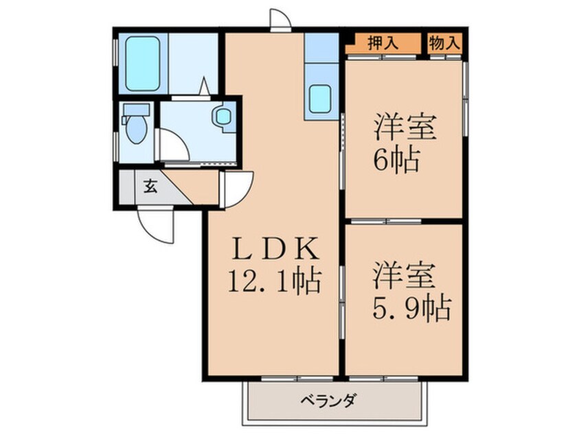 間取図 メゾン・ド・プラージュＡ棟