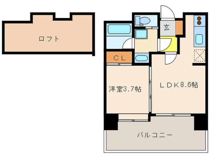 間取り図 ＲＥＧＡＬＯ空港通