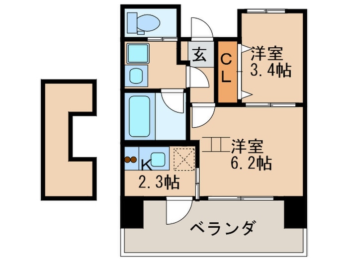 間取り図 ＲＥＧＡＬＯ空港通