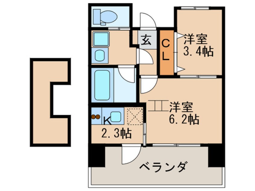 間取図 ＲＥＧＡＬＯ空港通