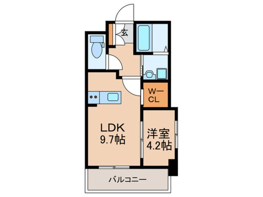 間取図 エスペランサ天神EAST