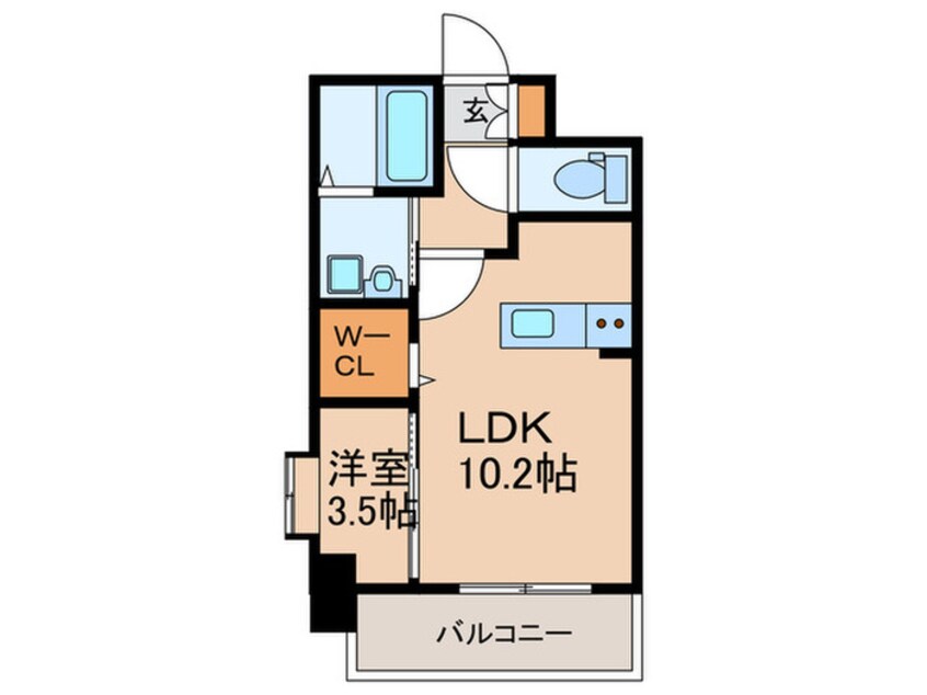 間取図 エスペランサ天神EAST