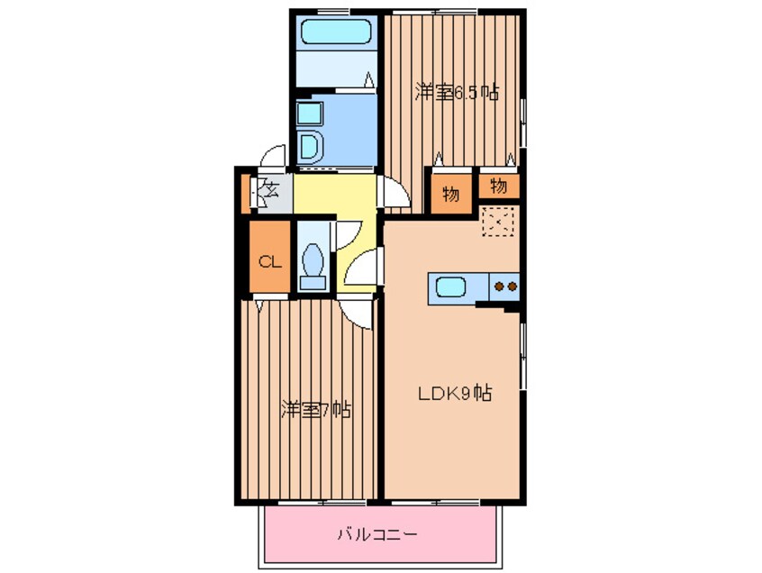 間取図 サンメゾン花見