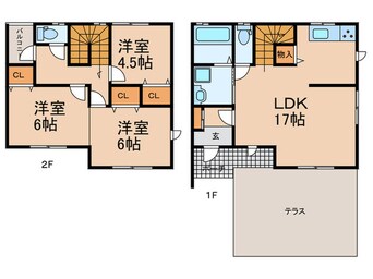 間取図 グランドール石崎