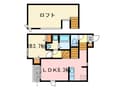 ＣＢ箱崎パルクの間取図