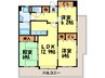 プロシード日佐 3LDKの間取り