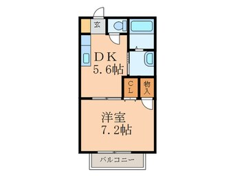 間取図 ドゥソレイユ21Ａ棟