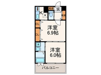 間取図 ｴﾝｸﾚｽﾄ御供所（1503）