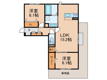 間取図 仮)ラ・ルーチェ宮の陣駅前