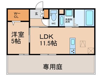 間取図 仮)ラ・ルーチェ宮の陣駅前