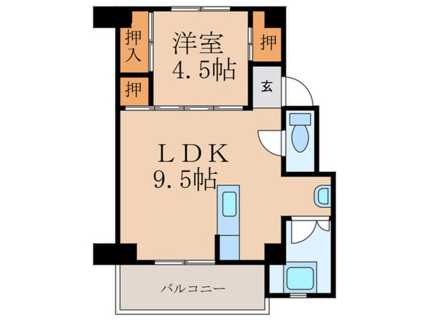 間取図 ビレッジハウス若松２号棟